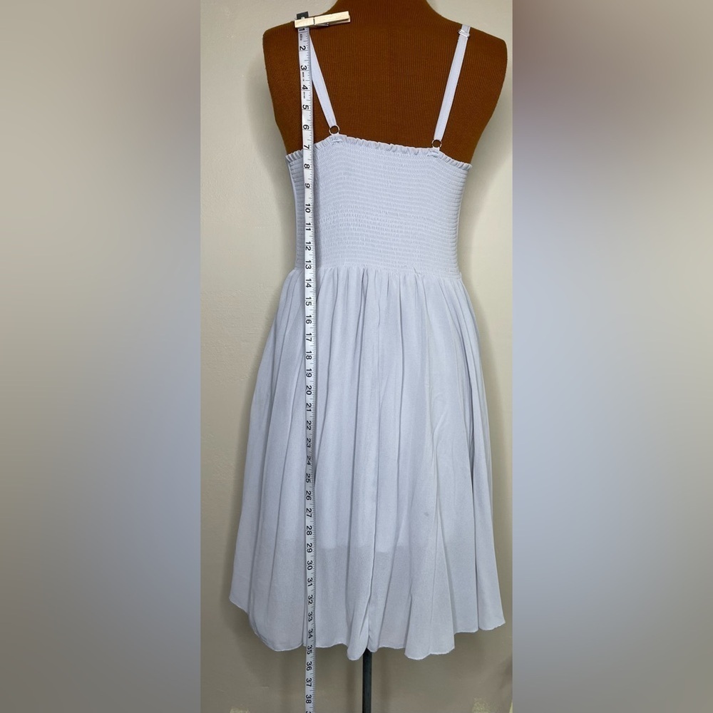 Ellames Summer Dress Spaghetti Strap Cocktail Swing Beach Sundress Size Small - Picture 9 of 10
